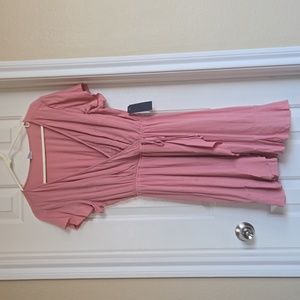 Melrose and market- Pink faux wrap dress brand new